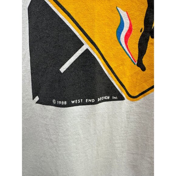 Road Runner Sports 80s Vintage Sportswear Skater Single Stitched Large Shirt - Picture 4 of 6